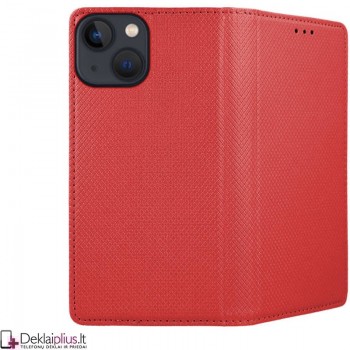 Telone atverčiamas dėklas - raudonas (Apple Iphone 14) Telone atverčiamas dėklas - raudonas (Apple Iphone 14)